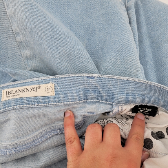 Blank NYC the Varick kick flare light wash jeans 30 - Picture 3 of 4